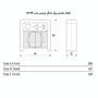 بخاری برقی خانگی VORTICE SCALDATUTTO CLASSIC FH-V0 FR 