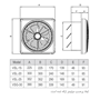 هواکش خانگی لوکس دمنده VSL-20C4S